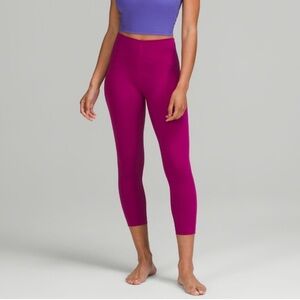 NWT InStill HR Crop 23” Lululemon Purple Magenta Purple Pink Leggings size 6